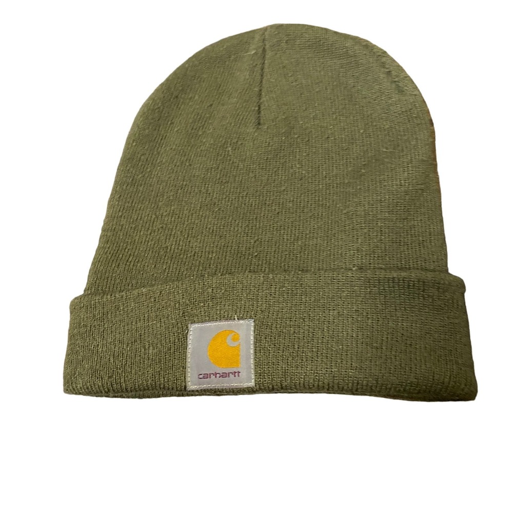 Carhartt Acrylic Watch Hat Olive Green Beanie OSFA